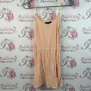 Forever 21 dress mini orange pink flowy strappy Light Peach Dress